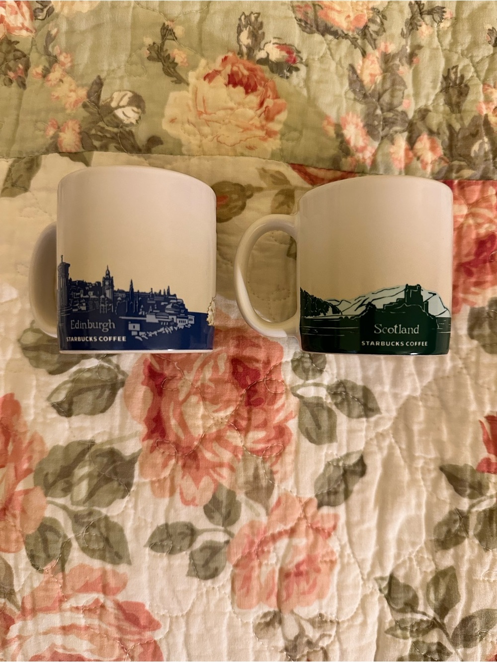 Duo of espresso mugs from Scotland - Picture 3 of 4